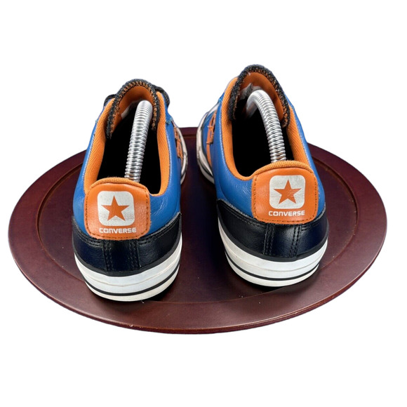 Converse Blue and Orange Star Sneakers - Picture 4 of 8